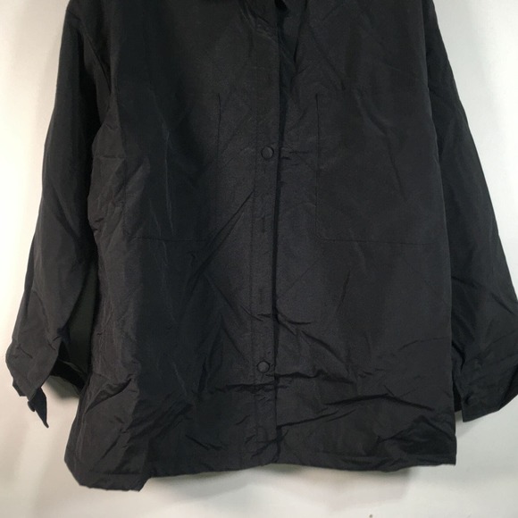 Pretty Little Thing Longline Quilted Shacket, Women's Size 12 US - Black - Picture 11 of 13